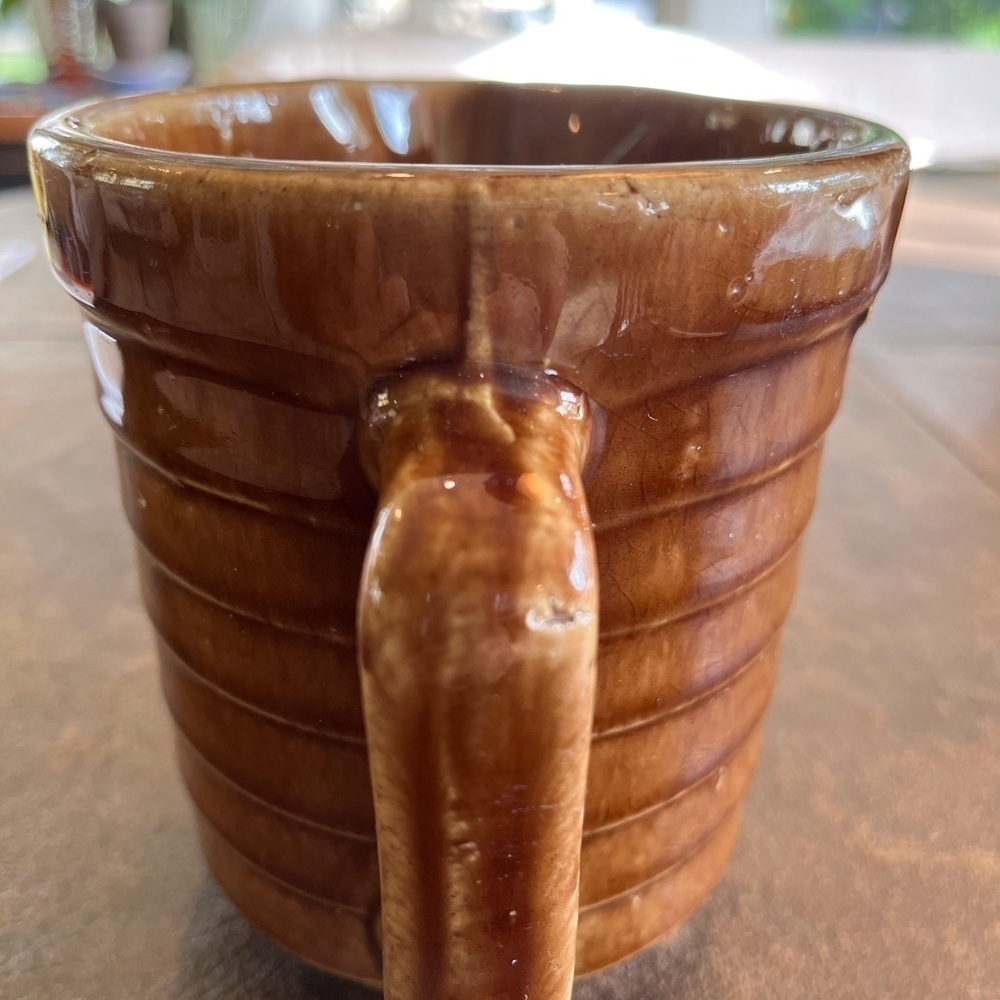 Primitive Little Brown Pitcher - Picture 3 of 9
